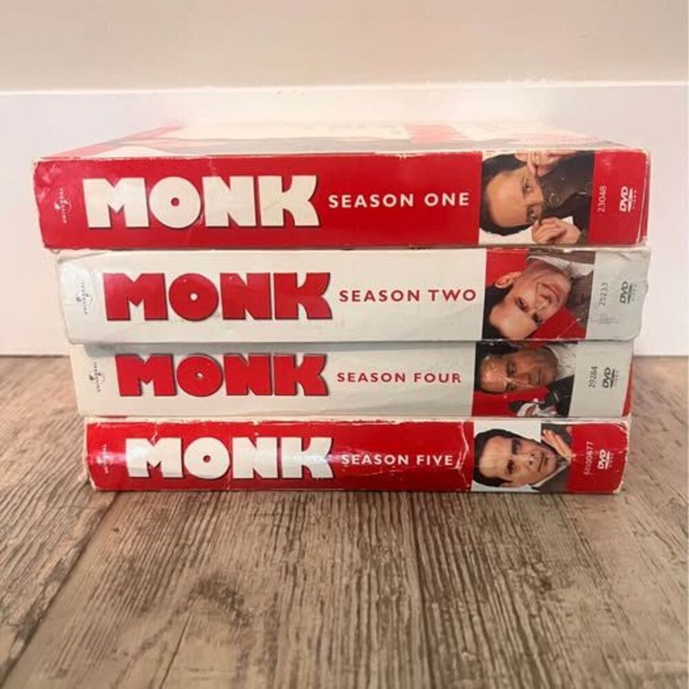 Monk DVD Collection Seasons 1, 2, 4, and 5